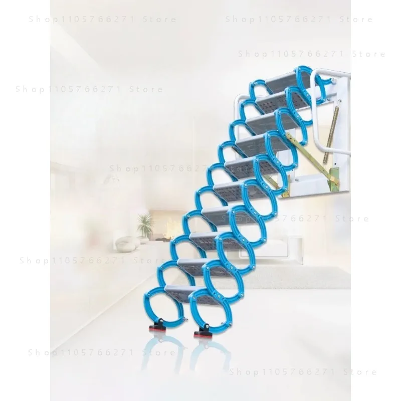Stairs Electric Attic Ladder Aluminium Folding Loft Ceiling Ladder Aluminum Alloy Modern
