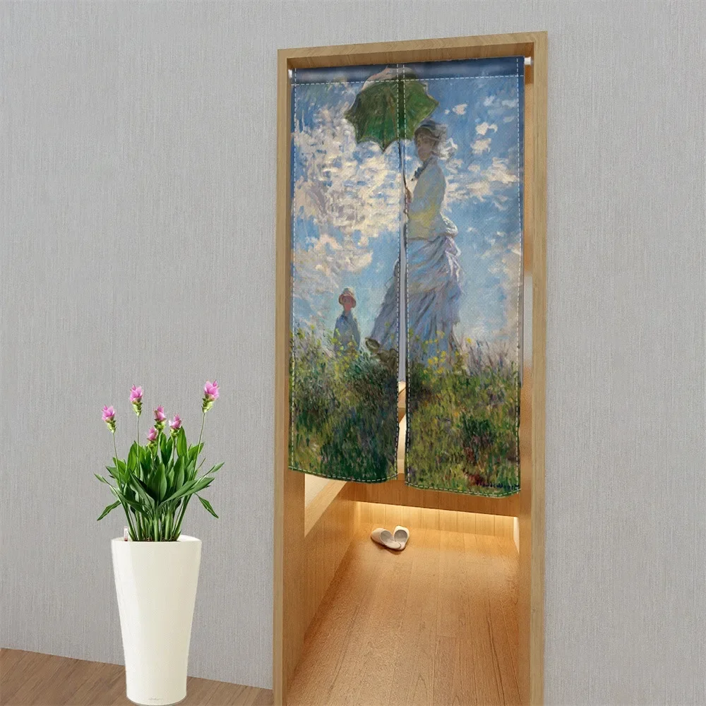 الرعوية عباد الشمس زهرة غرفة نوم دش التقسيم المطبخ مقهى ستارة الباب مكتب Geomantic الستار نصف لوحة الستار المدخل