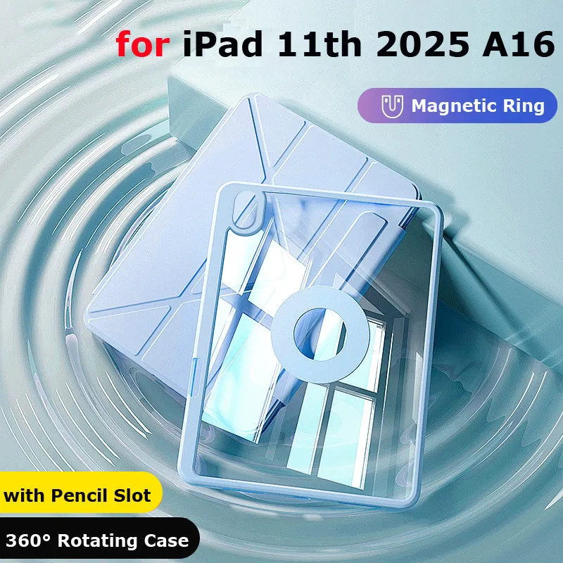 

Magnetic Detachable Case for IPad 11th Gen A16 2025 11inch Air 11 2025 10.9 10th Air7 6 5 4 3 Pro 2 1 10.2 9th 8 7 Rotating Case