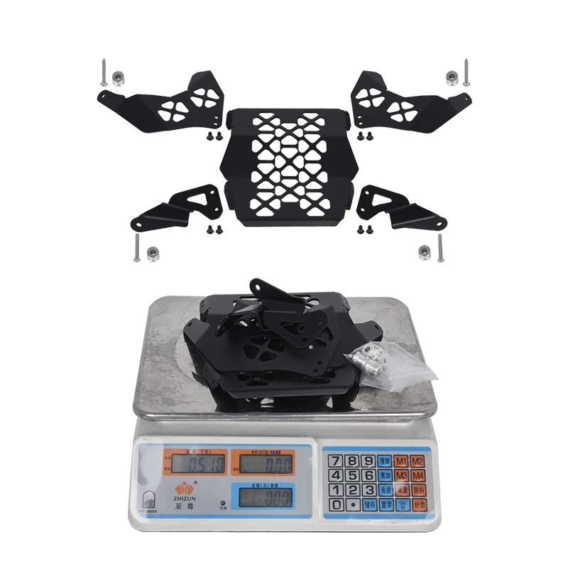 

For CFMOTO CF MOTO 450MT MT450 IBEX 450 2024 2025 Motorcycle Black Headlight Protector Grille Guard Cover Stainless Steel