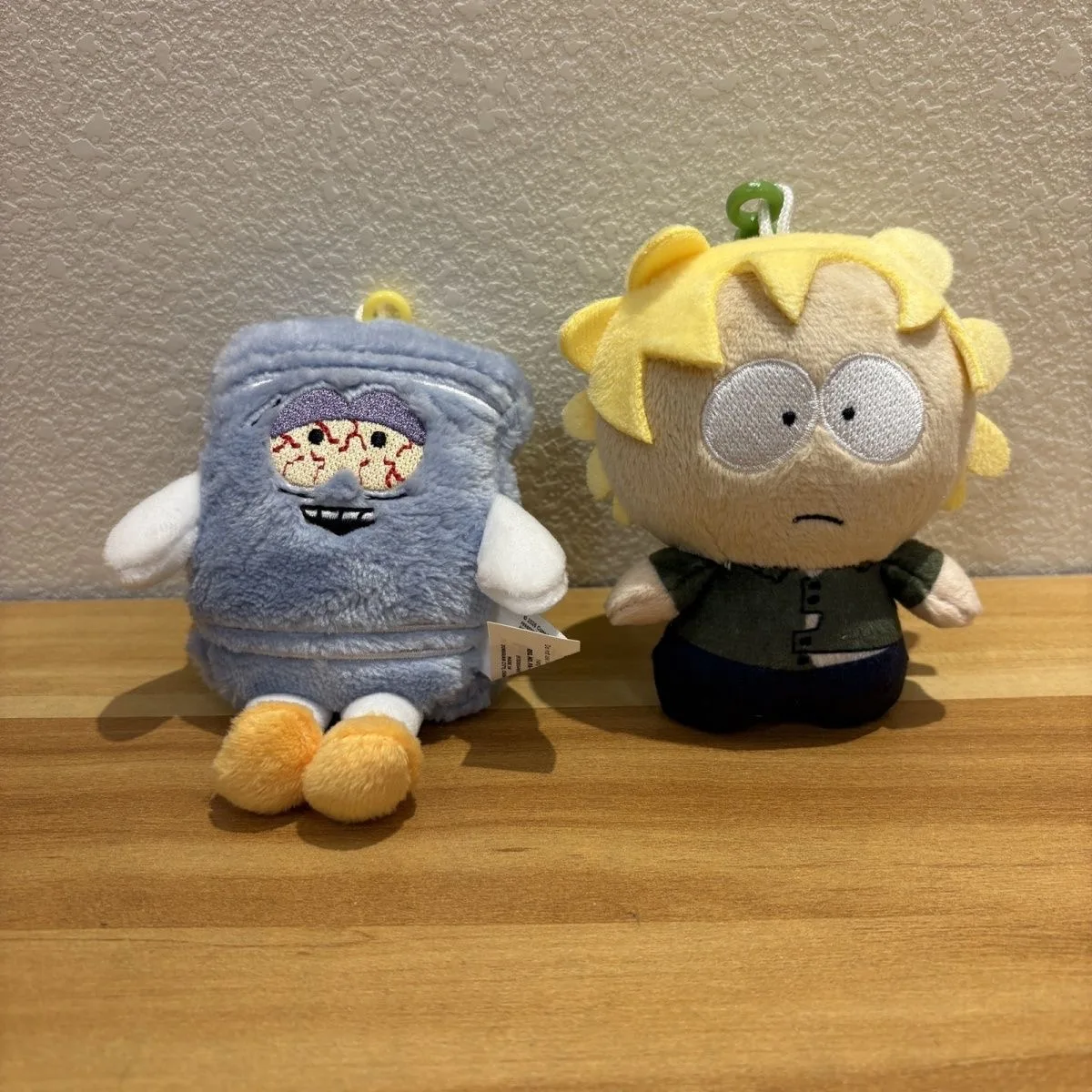 New Cute Anime South Park Towelie Tweek Plush Keychain Chains Small Pendant Kids Stuffed Toys For Children 12CM
