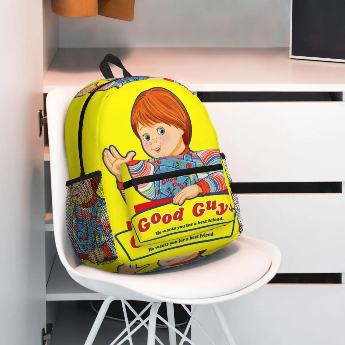Good Guys Child's Play Chucky Backpack Student BookBag Kids School Bag Computer Shoulder Bags for Boys Girls