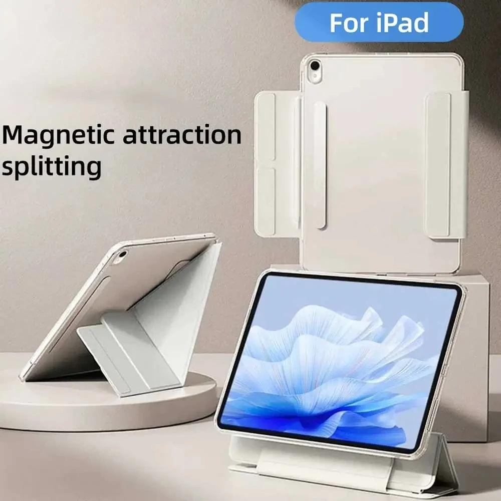 

Для iPad A16 11-го 10 10-го 9-го поколения Pro 11 12,9 13-дюймовый чехол для iPad Air 11 4-го 5-го 10,9-дюймовый съемный магнитный чехол