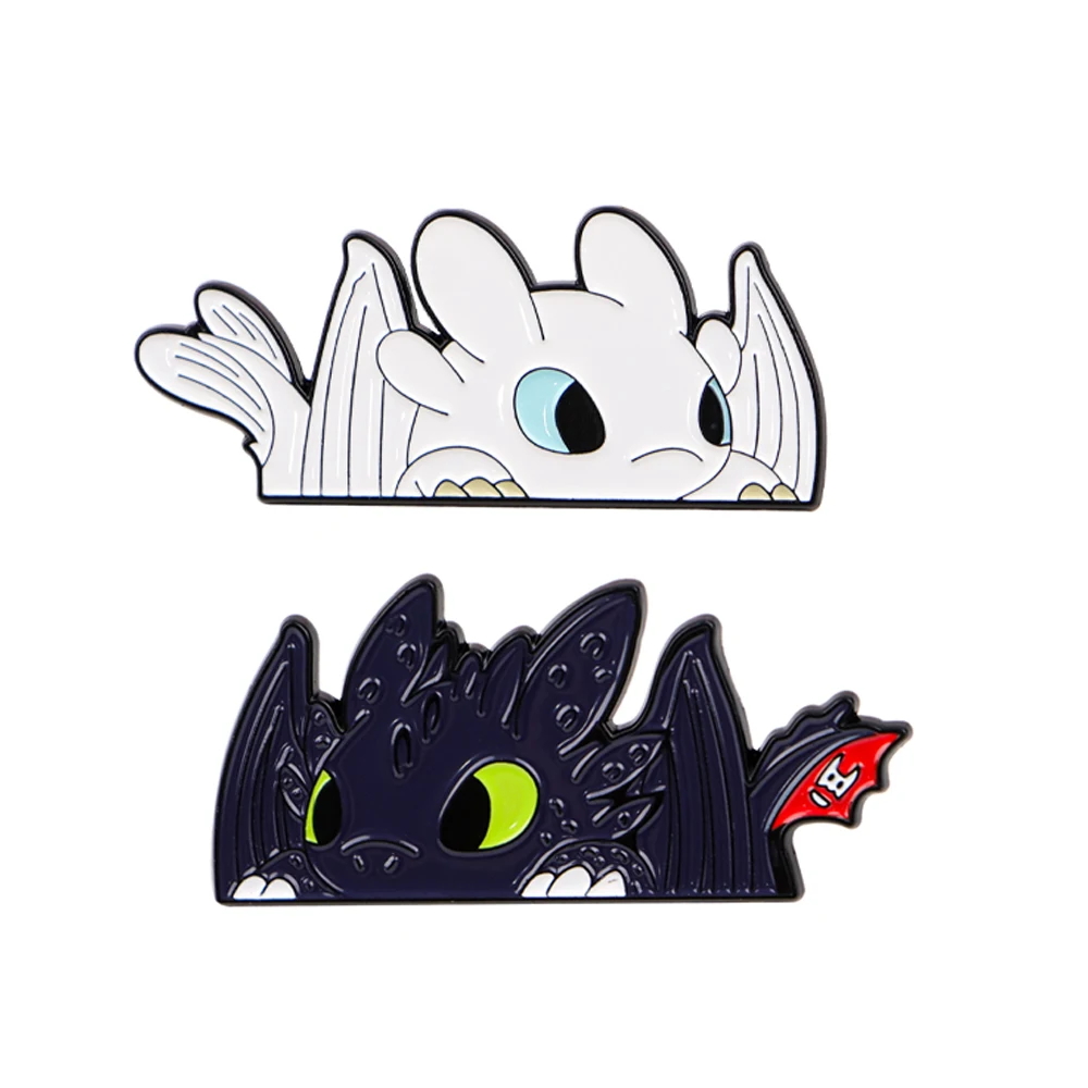 

Flying Dragon Jewelry Pins for Backpacks Lapel Enamel Pins and Brooches Badge Bags Backpack Decoration Friend Kid for Gifts