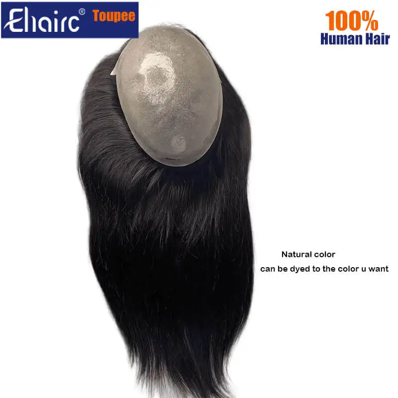 (In stock) Topper For Women Knotted Most Durable Skin Wigs For Women100% Cuticle Remy Virgin Human Hair Wigs Last over 6 month