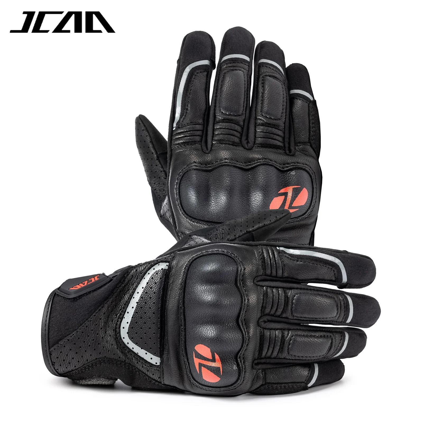 

Genuine Leather Motorcycle Gloves Sheepskin Built-in TPU Case Safer Riding Glove for Motocross MX BMX Dirt Bike Off-road ATV UT