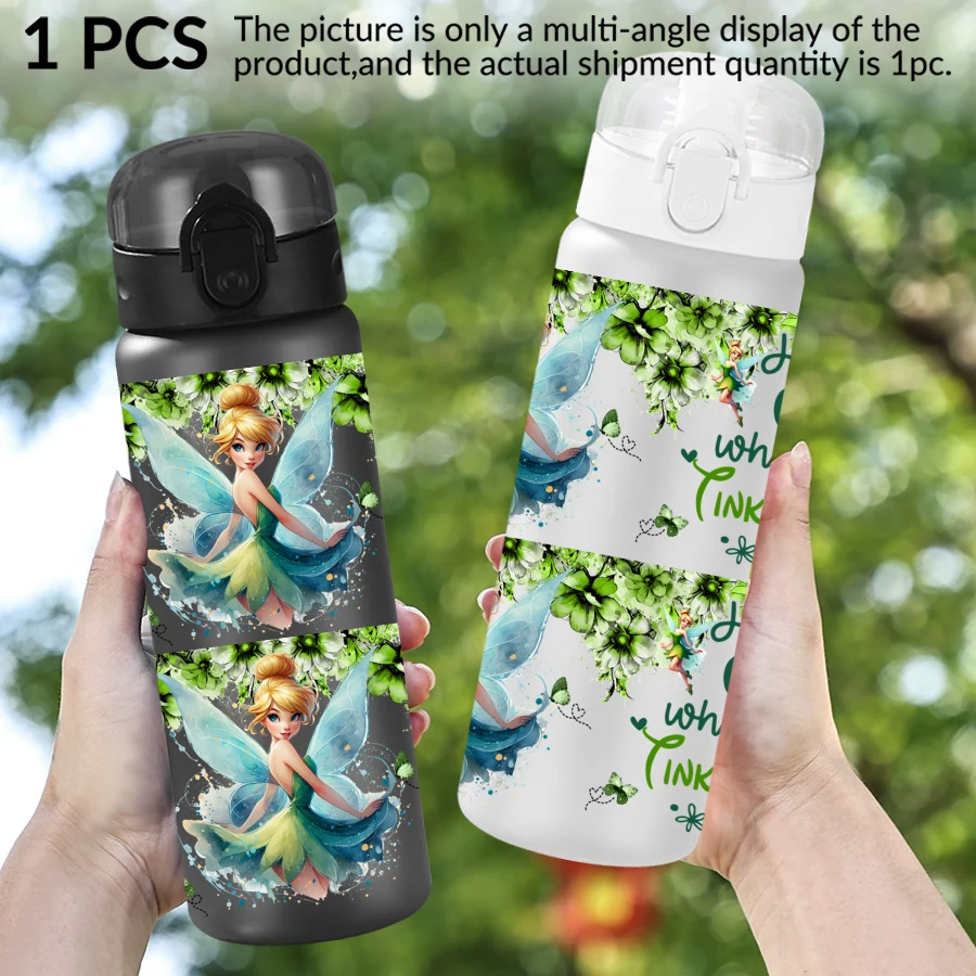 

1Pc Disney Fairy/Magic/Pattern 26oz Plastic Water Bottle Sports Cup As Birthday/Back To School Gift