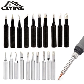 5/10 pz elettrico saldatore testa strumento testa di saldatura rame 900M-T-K rame puro saldatore attrezzature per saldatura strumento di saldatura