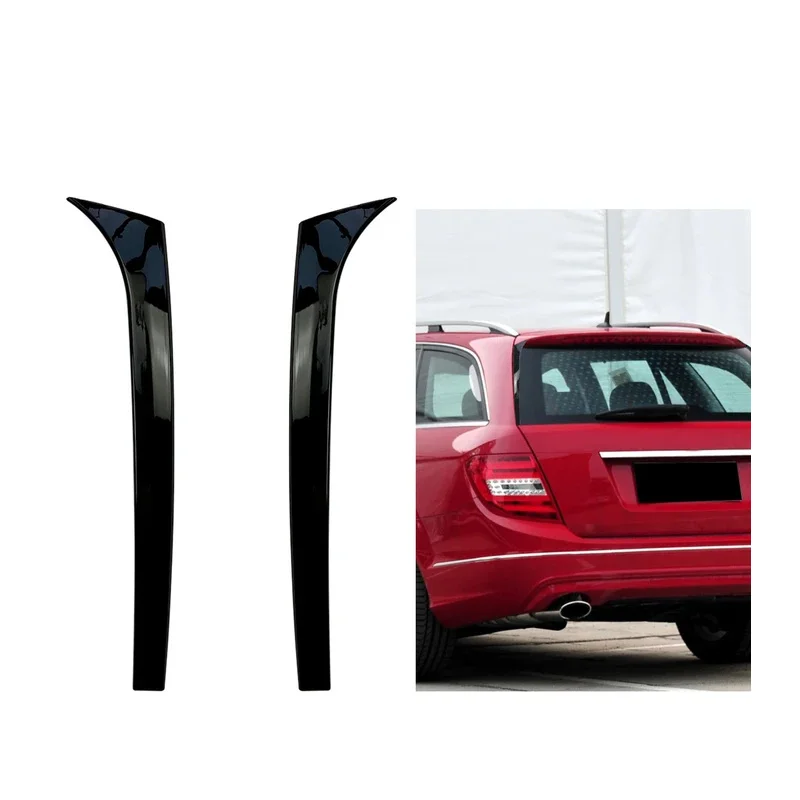 Rear Window Side Spoiler for Variant Wagon Travel For Mercedes-Benz C-Class W204 ABS 2007-2014 C200 C26