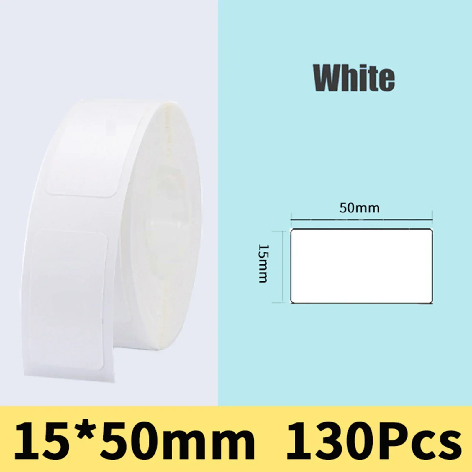 Thermal Labels Printer 12×22mm/12×40mm/15×50mm White Sticker Paper With Self-Adhesive For D11/D110 Label Maker