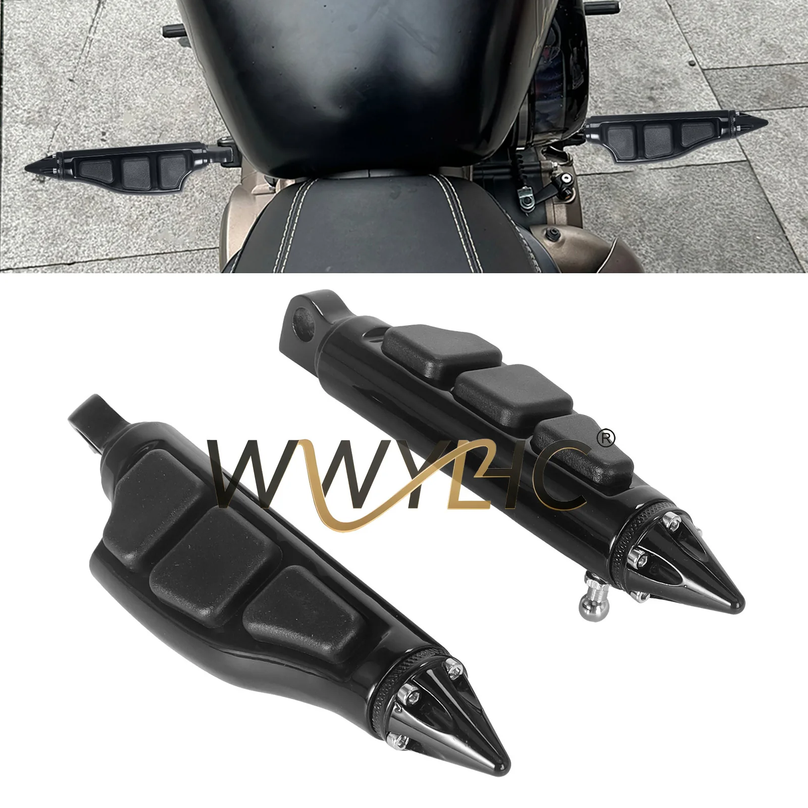 support-de-pedale-de-moto-pedales-en-alliage-d'aluminium