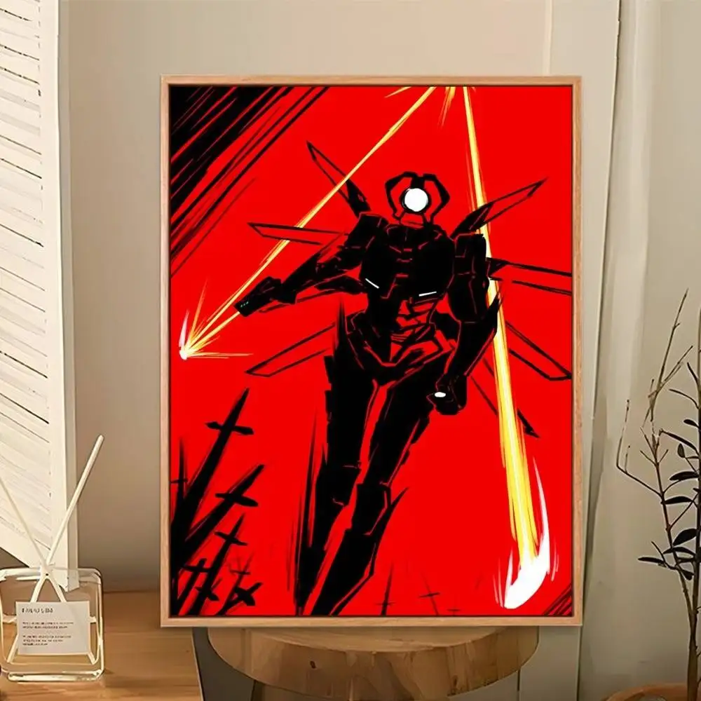 Game ULTRAKILL Layer Fraud   Poster Perfect Space Sticker Self Adhesive for Office Home Theater Wall Art Decor Fancy Gift
