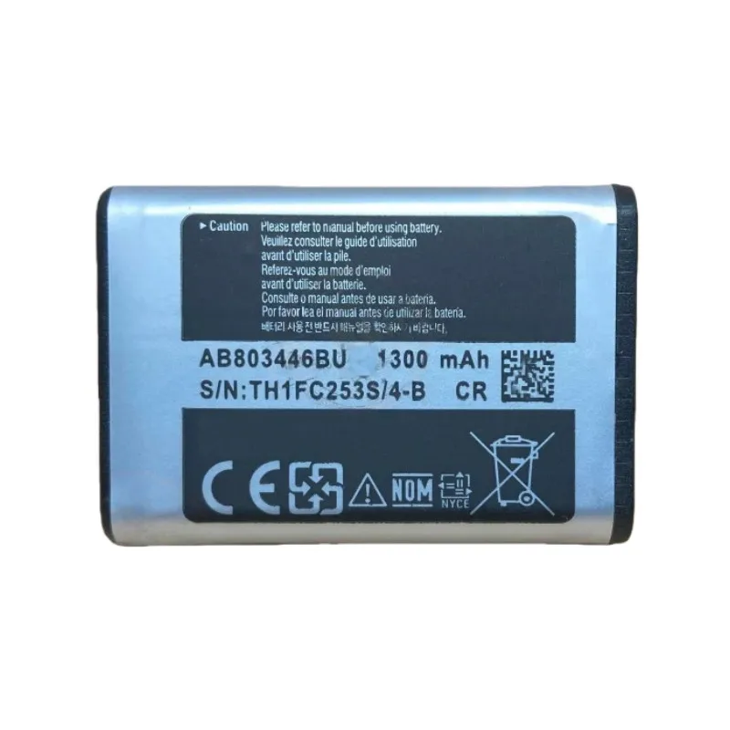 1 сменный аккумулятор для мобильного телефона AB803446BU XCOVER 271, однотонный, GT-B2710- 1 сменный аккумулятор для мобильного телефона AB803446BU XCOVER 271, однотонный, GT-B2710-