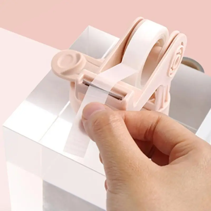 Suction Cup Tape Dispenser Adjustable Rotating Desk Tape Cutter for Scrapbooking 