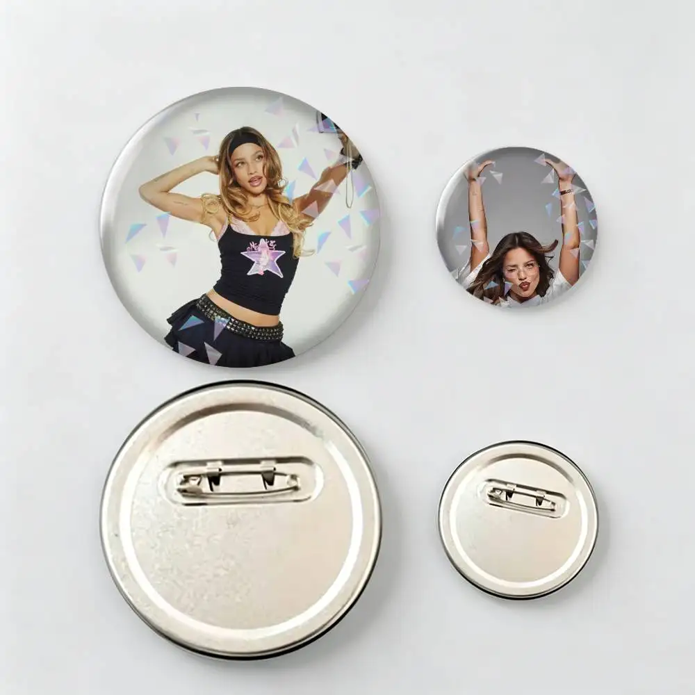 Singer E-Emilia Mernes-s Brooch Vintage Alloy Brooch Pins, Antique Style Decorative Badges for DIY Craft & Daily Ornament