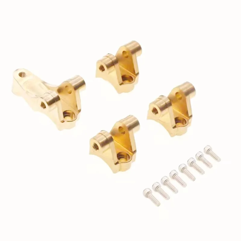 TRX4 Metal Axle Mount Set - Aluminum Suspension Link Stands For Traxxas TRX-4 Crawler - Grey Silver (Replaces Part 8227)