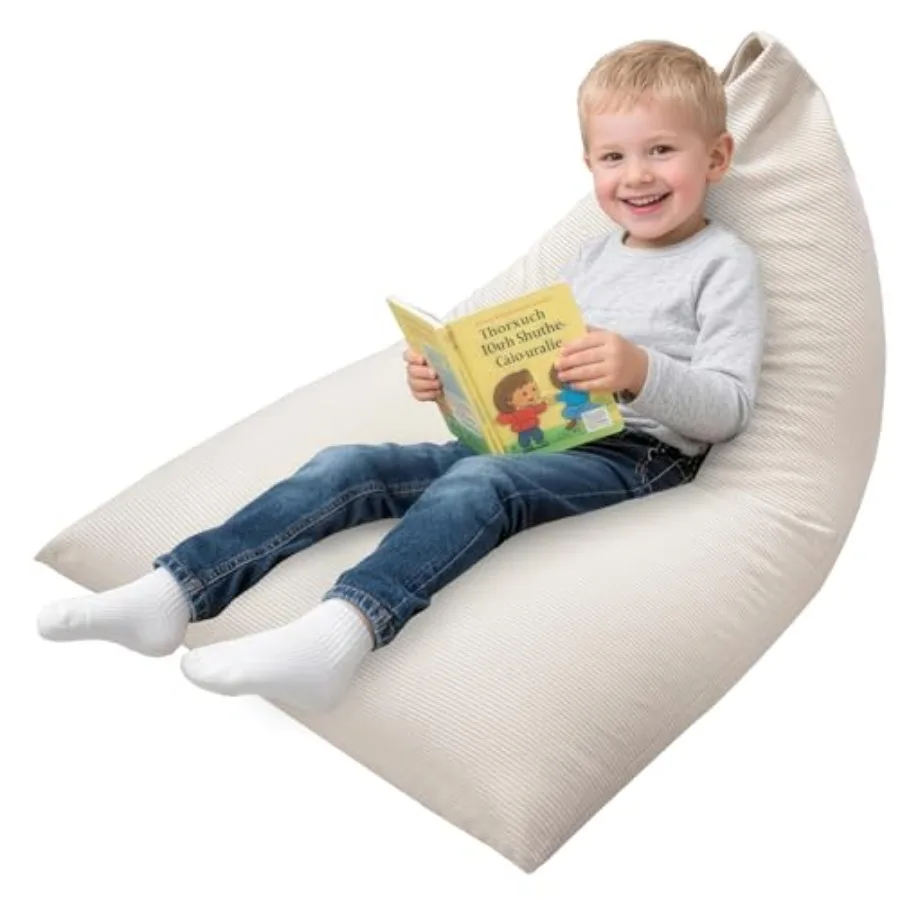 

Bean Bag Lounger Chair with Memory Foam for Teens Adults Bean Bag Sofa with Removable Cover Cozy Beanbag Chair for Living Room