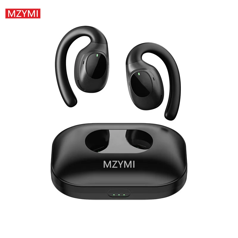 

MZYMI TWS Bluetooth Headphones AQ01 Wireless Earbuds Over-Ear Earphones Waterproof Sports Headest Built-in Mic For Workout