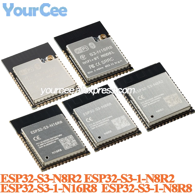 yZ[z10 /1  ESP32 ESP32-S3-1-N8R2 ESP32-S3-1-N8R8 ESP32-S3-1-N16R8 S3-N8R2 Wifi Ble 5.0 fARA 32 rbg MCU CX Wi Fi W[