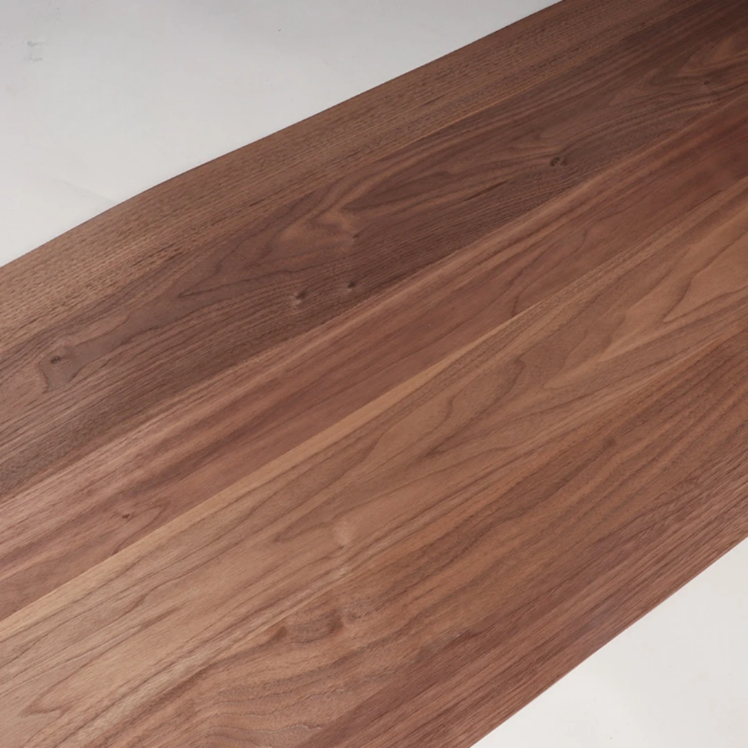 58x250cm Thick-Cut Natural Black Walnut Mixed Grain Wood Veneer for Furniture Interior Decoration Cabinet Panel Design