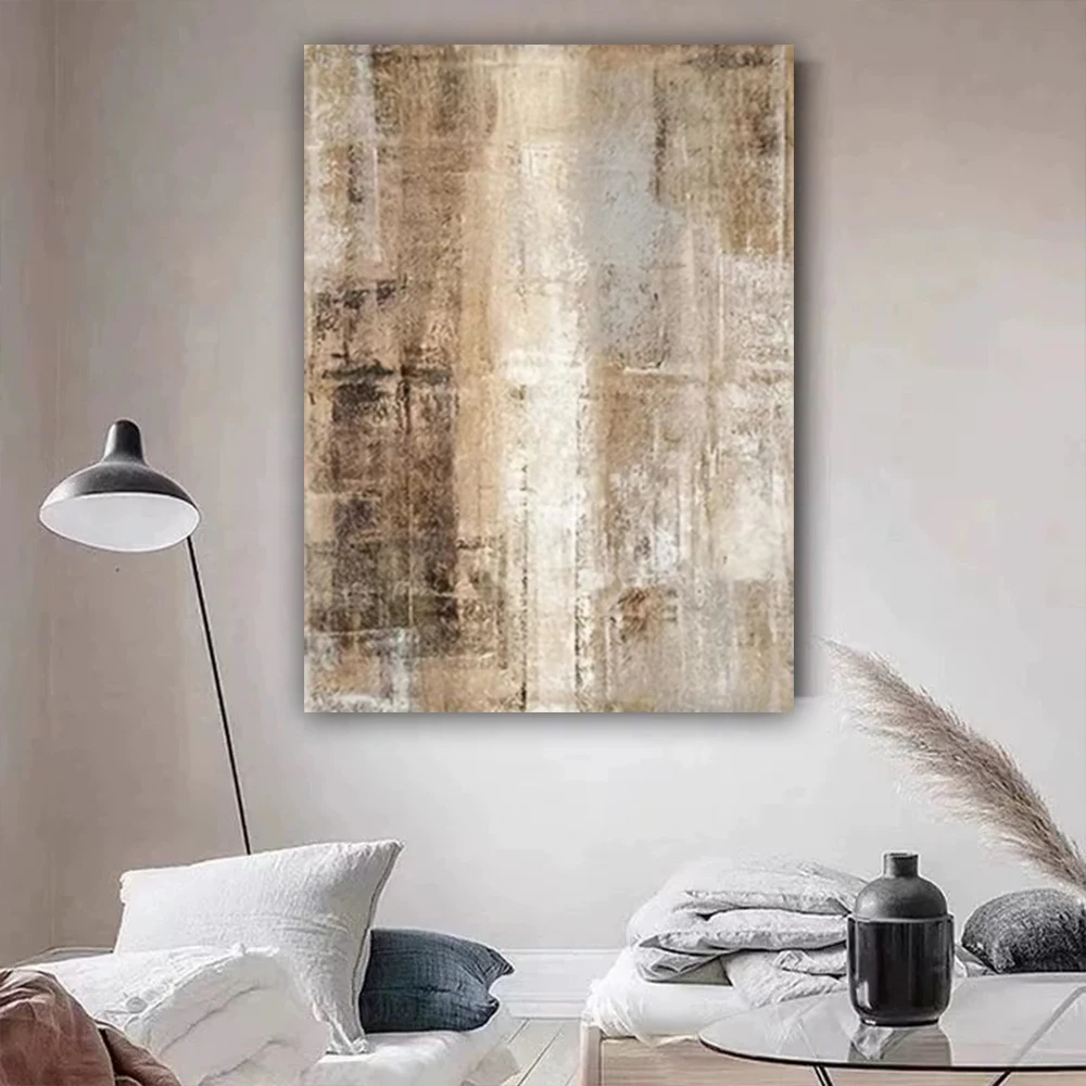اليد اللوحة قماش جدار الفن الرجعية الفن تصميم سميكة النفط الملمس قماش اللوحة مجردة رسمت باليد النفط اللوحة ديكور المنزل