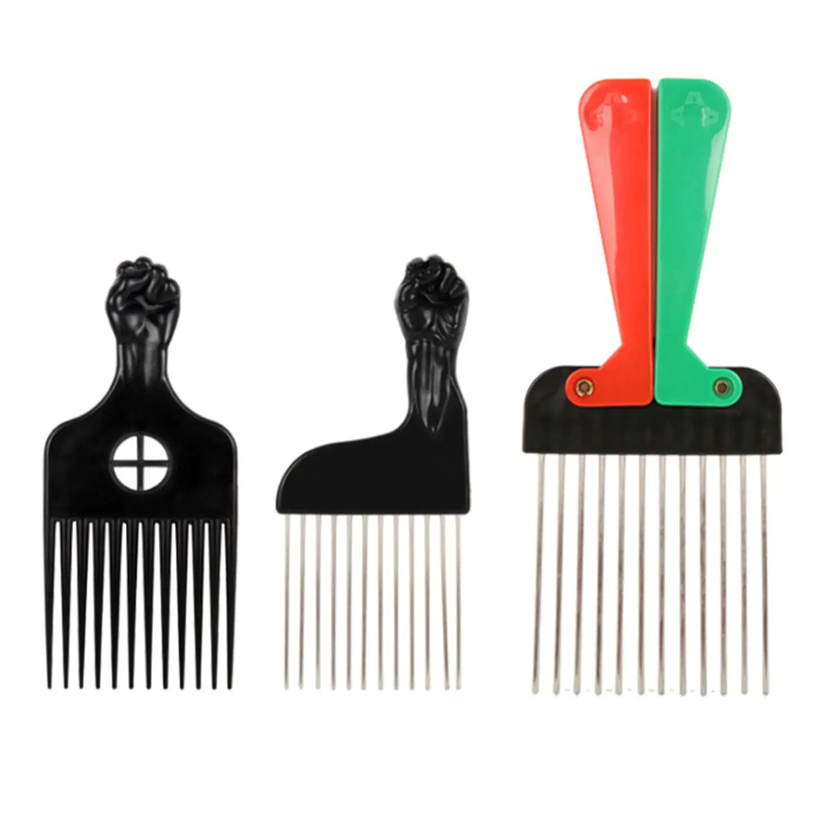 Afro Pick Pik Comb African Hair Brush Hair Combs Hairdressing Styling