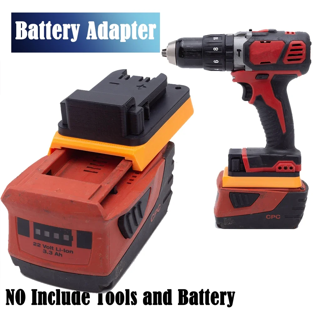 

Battery Adapter Converter For Hilti 22V B22 CPC Volt Lithium Battery to For Milwaukee 18V Power Tool Accessories(NO Battery )