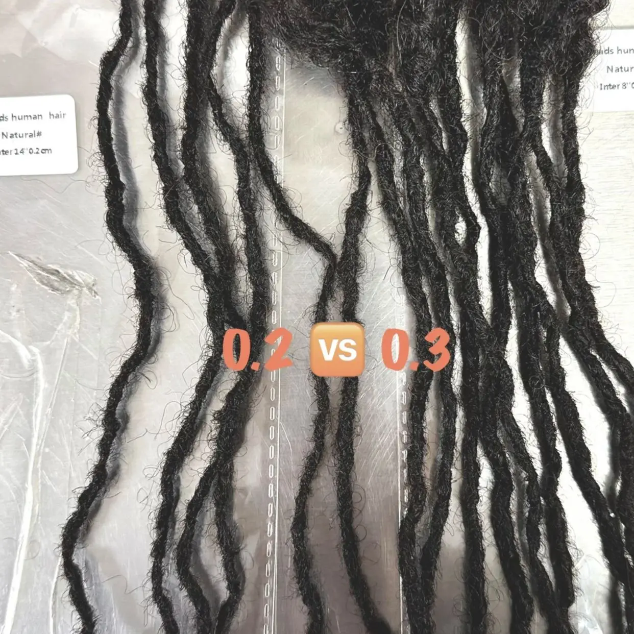 Customized 0.1-0.4cm Width Sisterlocks Dreadlock Extensions Width Handmade Interlock Human Hair Permanent Micro Locs for Women