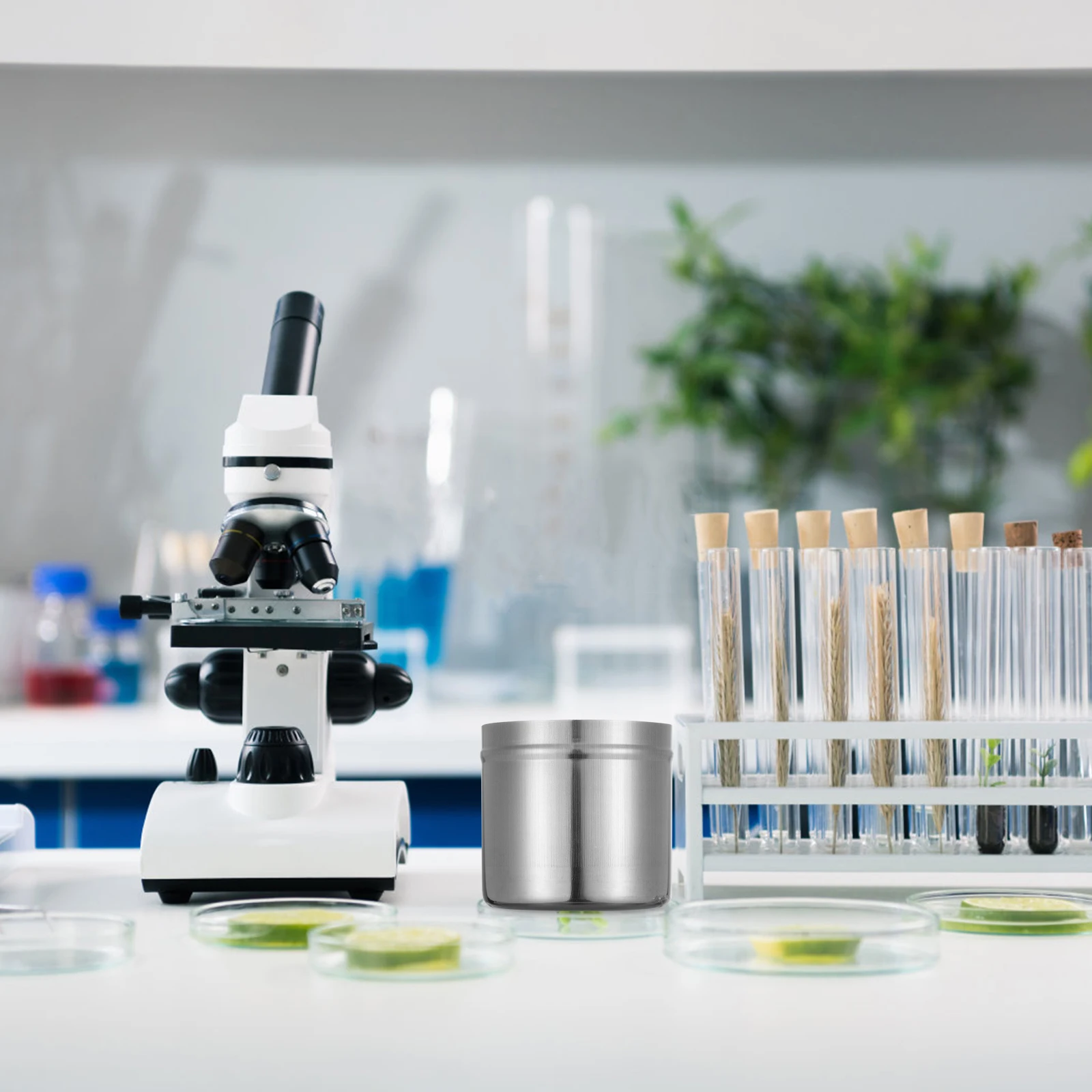 

2Pcs Stainless Steel Storage Container Heavy Duty Leakproof Can for Oil Medicine Seasoning Tea Household Organization Sturdy