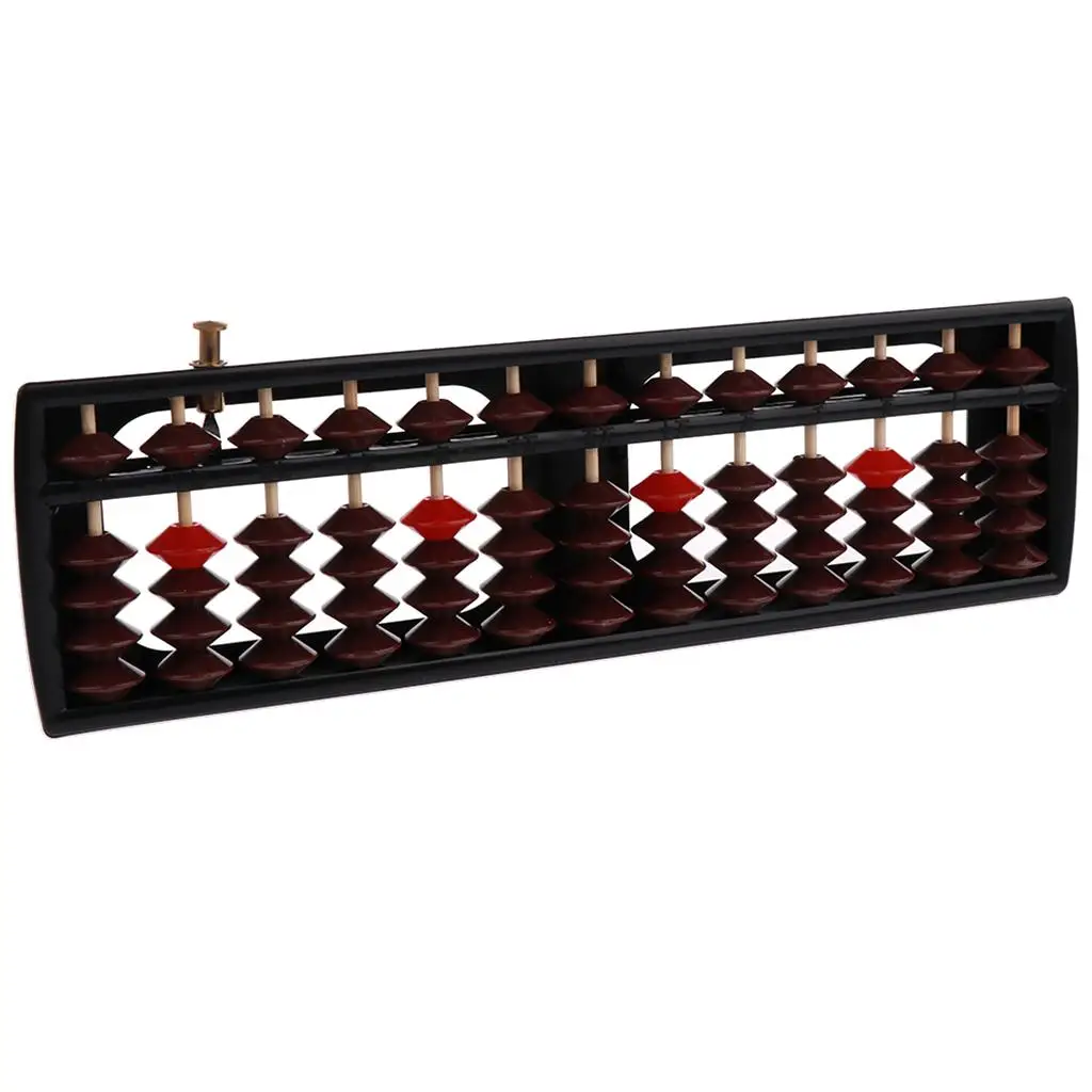 13 แถวสไตล์ญี่ปุ่น Abacus การเรียนรู้คณิตศาสตร์เด็กนับเครื่องมือ