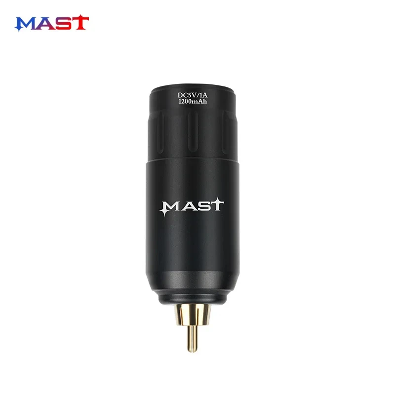 MAST U1 Wireless Tattoo Battery Rechargeable Mini Tattoo Power Box 1200mAh Large Capacity RCA Connector Power Supply