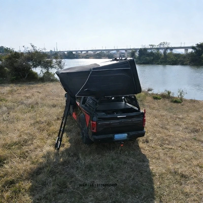 4x4 Offroad Car Aluminum Hard Shell Roof Top Tent Wild Land Camping Waterproof Side Opening Rooftop Tent with Skylight