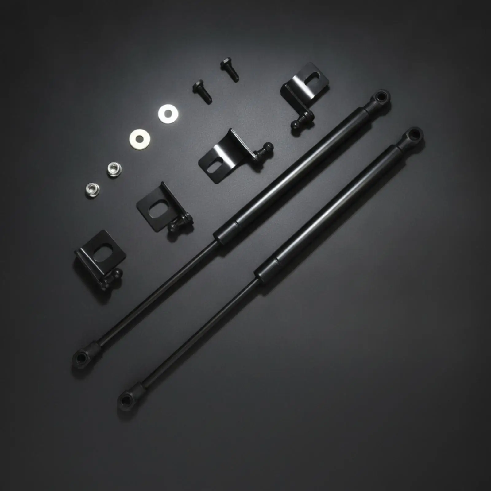 2 Pieces Gas Spring Struts with Mounting Brackets High-Strength for Tailgate