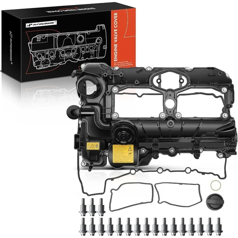 

A-Premium 2.0L Turbo N20 Engine Valve Cover with Oil Filler Cap & Gasket & Bolts Compatible with 2012-2018 228i 320i 328i 42