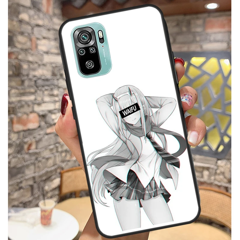 Darling in the FranXX Zero Two Waifu Case For Xiaomi Redmi Note 12 Pro 8 9 10 11 Pro 9S 10S 11S 12S Redmi 12C 10C 9C 10A Cover