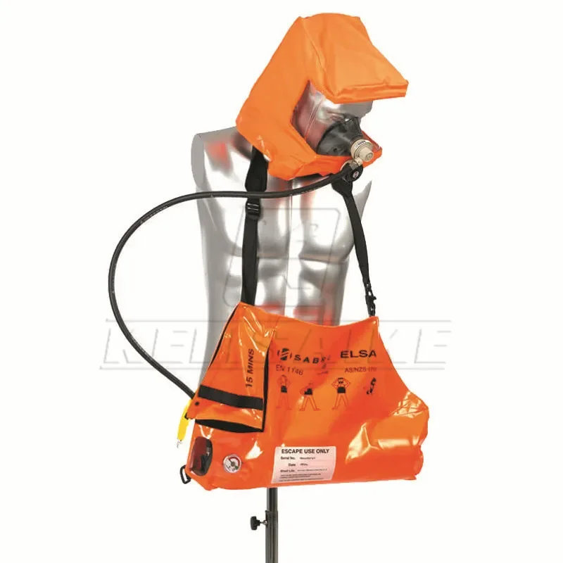 Fire Fighting Equipment for Emergency Escaping air breathing with protective hood