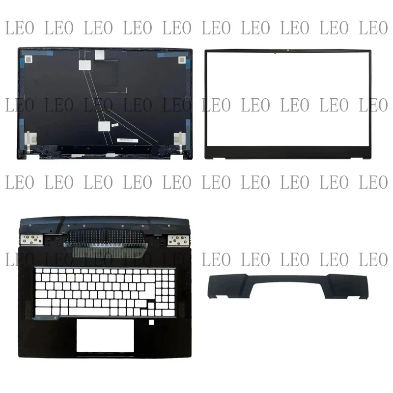 MY For Titan GT77 MS-17Q1 17Q2 Laptop, LCD Screen Top Cover, Bezel, Palm Rest, Bottom Base, ABCD Hinge, Air Vent