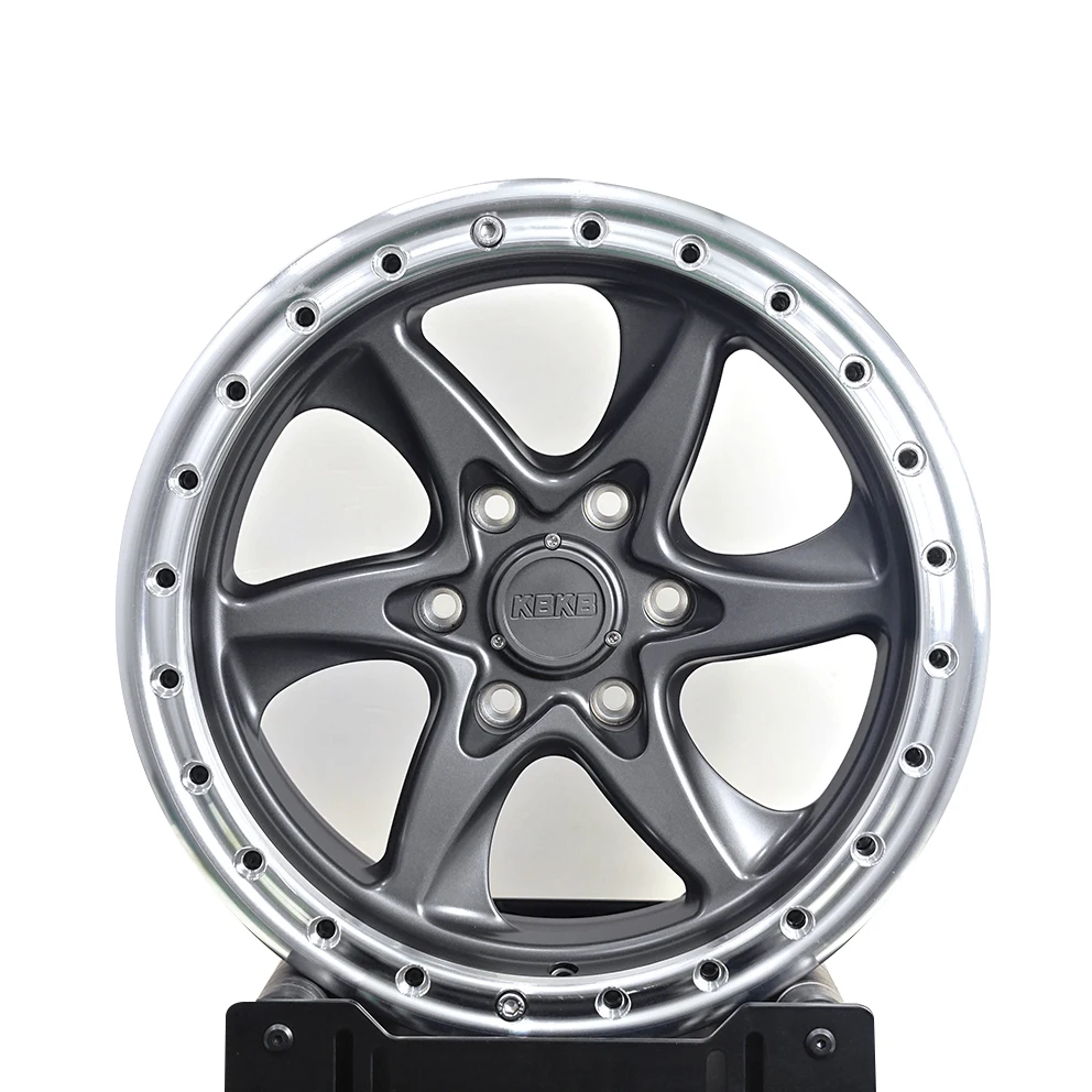 

2026 Hot Sale KBKB 17 * 8.5 6 * 135 CB 87.1 ET20 Off-Road Explosion Proof Forged Wheels Matte Black Grey Wheels High Loadr