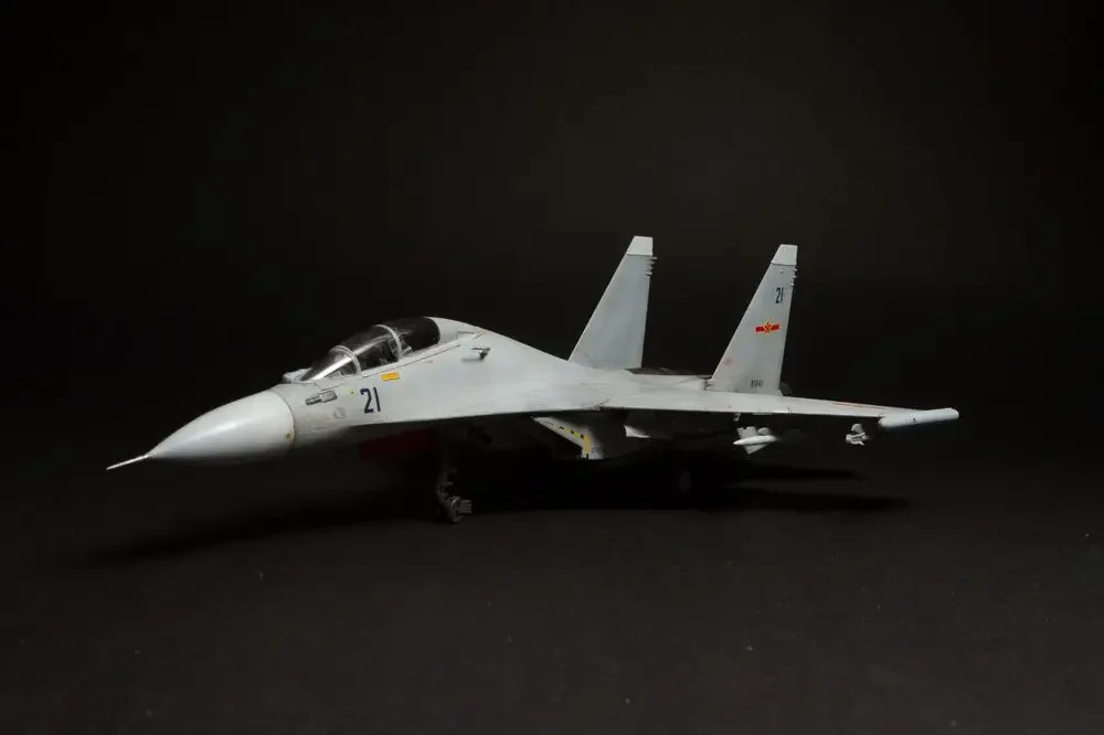 1:48 Russia SU-30MK Fighter Military Assembled Aircraft Model Simulation Modern Bomber Fighter