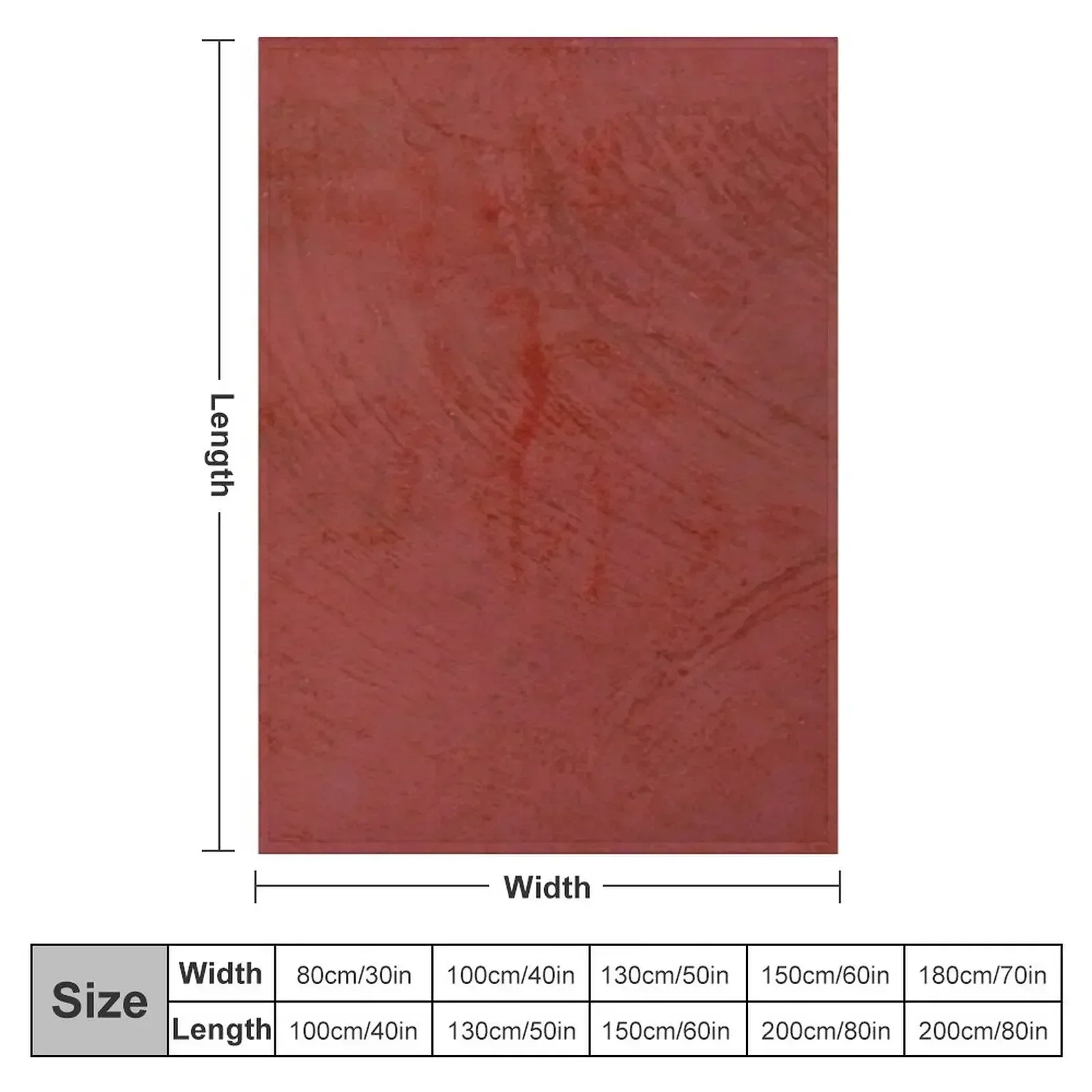 New Tuscan Red Venetian Plaster - Corbin Throw Blanket sofa bed Kid'S Sofa warm for winter Blankets