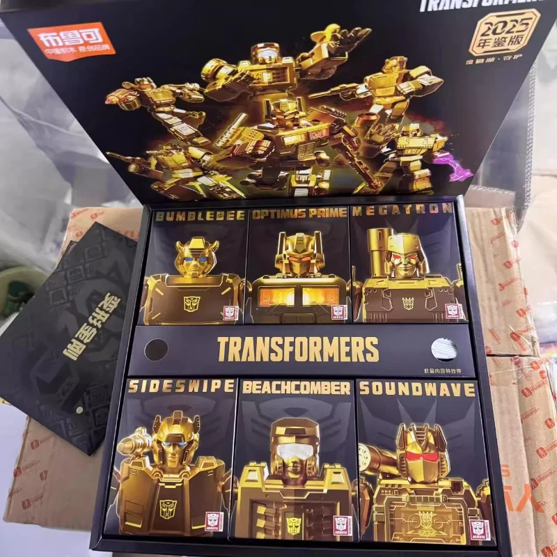 Bruck Jimmu Transformers 2025 Yearbook Edition Golden Lagoon Guardian Optimus Prime Ręcznie Robiony Zestaw do Składania Figurka
