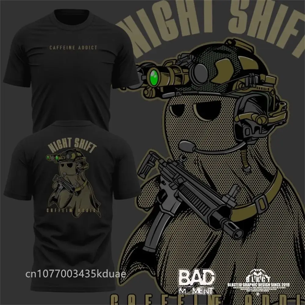 الرجال تي شيرت الرياضة في الهواء الطلق التكتيكية تي شيرت الرجال تنفس س الرقبة القطن قصير الأكمام بلايز الشارع المحملة الملابس عادية تيز