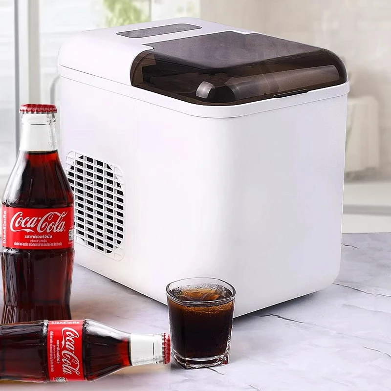 HREP-I5 Small ice maker Multi-Functional, Fast Ice Making, Portable Stainless Steel, Easy Clean, for Home, Office