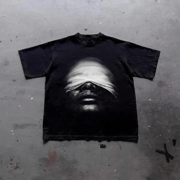 

Vintage Mummy Portrait Graphic Print Cotton T-Shirt, Y2k Shirt, Unisex T-Shirt, Gift For Men Women