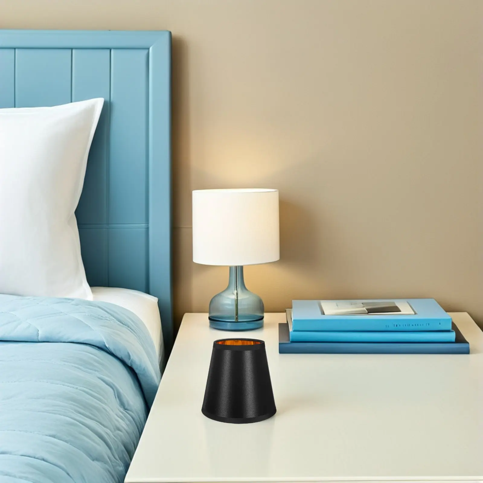 

Bulb Clip Lamp Shade Ceiling Decorative Clip-on Fabric Chandelier Light Cloth Lampshade Barrel