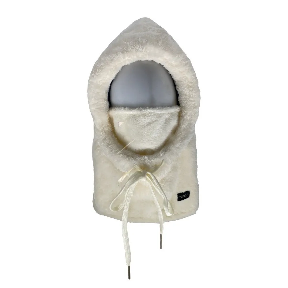 

New Warm Integrated Scarf Mask Hat Coldproof Windproof Hooded Hat Polar Fleece Ear Protection Hat Autumn and Winter