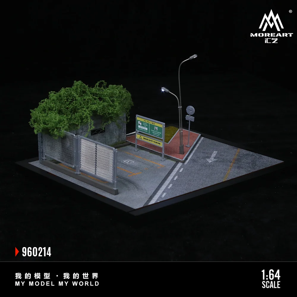 *الطلب المسبق*More Art 1:64 Street Scene14 نموذج المشهد، موقف السيارات Diorama للعرض والمجموعة والهدايا