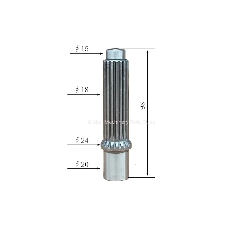 Suitable for C/AT E305.5E Bobcat 35 Excavator Travel Motor Pump Shaft/Motor Shaft 13/18 Teeth