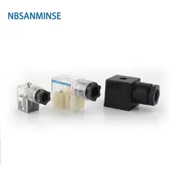 10pcs/lot Plug Solenoid Valve Connector DIN43650 A / B / C Solenoid Coil Connector For Valve Solenoid Coil Solenoid Connctors