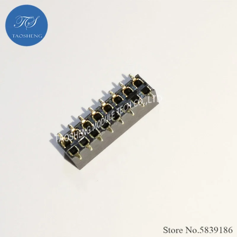 1-шт-254-мм-smd-smt-2-40-контактный-черный-двухрядный-разъем-типа-мама-2x8-40p-2x9-40p【taosheng】module-ТС10012